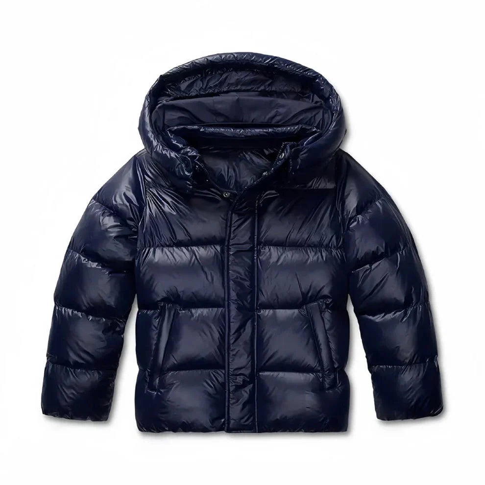 Glanzende Puffer Jas met Capuchon - afbeelding 5